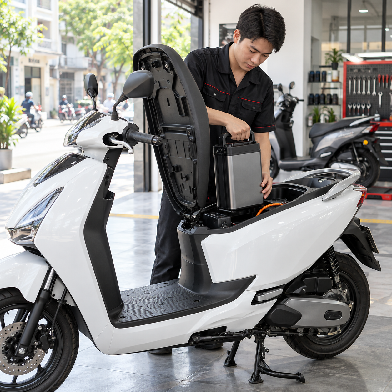 Ắc quy xe máy điện